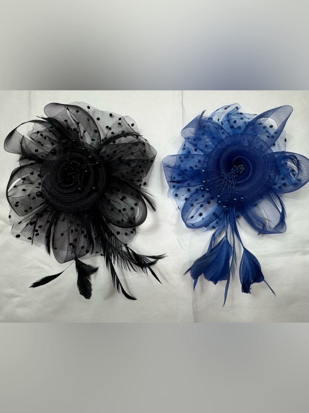 2 fashion  fascinator headpieces
